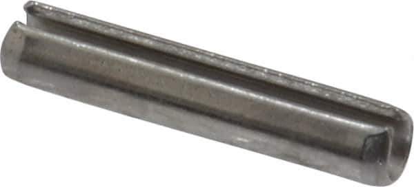 Value Collection - 1/8" Diam x 5/8" Long Slotted Spring Pin - Grade 18-8 Stainless Steel - Top Tool & Supply