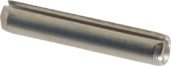 Value Collection - 1/8" Diam x 11/16" Long Slotted Spring Pin - Grade 18-8 Stainless Steel - Top Tool & Supply