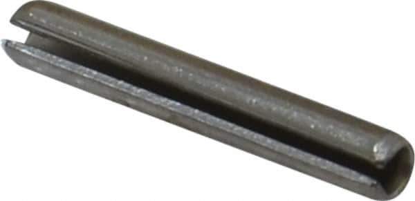 Value Collection - 1/8" Diam x 13/16" Long Slotted Spring Pin - Grade 18-8 Stainless Steel - Top Tool & Supply