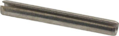 Value Collection - 1/8" Diam x 1" Long Slotted Spring Pin - Grade 18-8 Stainless Steel - Top Tool & Supply