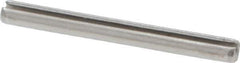 Value Collection - 1/8" Diam x 1-1/4" Long Slotted Spring Pin - Grade 18-8 Stainless Steel - Top Tool & Supply