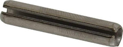 Value Collection - 7/32" Diam x 1-1/8" Long Slotted Spring Pin - Grade 18-8 Stainless Steel - Top Tool & Supply