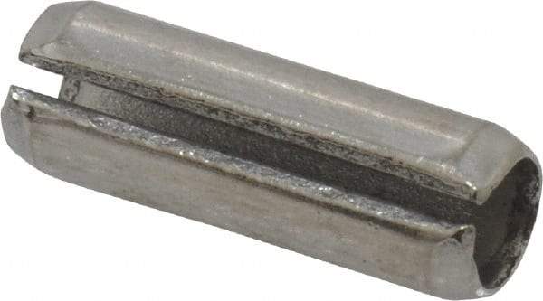 Value Collection - 1/4" Diam x 3/4" Long Slotted Spring Pin - Grade 18-8 Stainless Steel - Top Tool & Supply