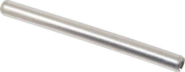 Value Collection - 1/4" Diam x 3" Long Slotted Spring Pin - Grade 18-8 Stainless Steel - Top Tool & Supply