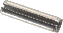 Value Collection - 5/16" Diam x 1-1/4" Long Slotted Spring Pin - Grade 18-8 Stainless Steel - Top Tool & Supply