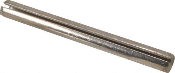 Value Collection - 1/2" Diam x 5" Long Slotted Spring Pin - Grade 18-8 Stainless Steel - Top Tool & Supply