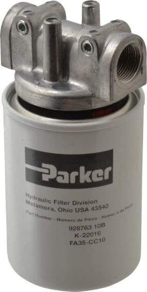 Parker - 3/4 NPTF, 10 Micron, Filter Assembly - Microglass - Top Tool & Supply