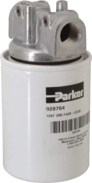 Parker - 3/4 NPTF, 20 Micron, Filter Assembly - Microglass - Top Tool & Supply