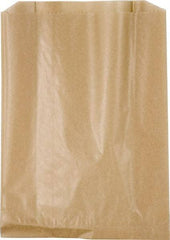 NuTrend Disposables - Brown, Waxed Kraft Paper, Wax-Lined Paper Bag - 7-1/2" Wide x 10 1/4" High - Top Tool & Supply