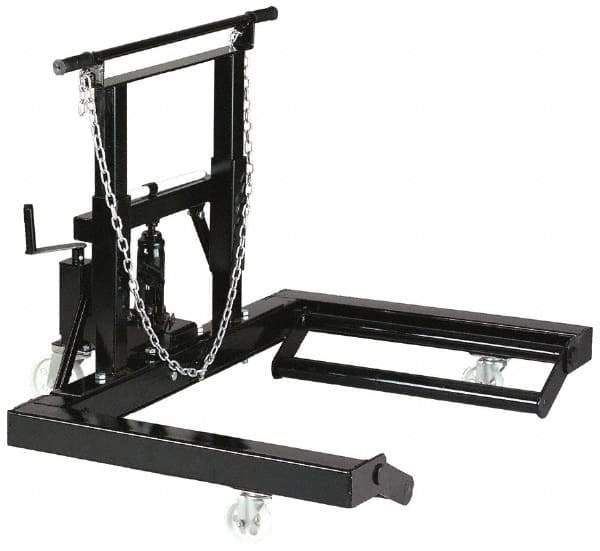 Omega Lift Equipment - 3 Wheel, 1,500 Lb Capacity, Easy Roller - 33-1/4" High - Top Tool & Supply