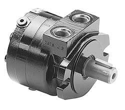 Parker - SAE Thread, 7/8-14" Port Size, 437 Max RPM, Bi Rotational, SAE A Mount Hydraulic Motor - 2,250 Max psi, 12.9 Cu In Displacement, 180°F Max - Top Tool & Supply