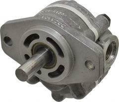 Parker - 0.9 GPM, 7/8-14 UNF-2B SAE Inlet Size, 2,500 RPM, 1/2" Shaft Diam, SAE AA Mount, Hydraulic Gear Pump - 0.89 GPM at 1,800 RPM, 1.78 GPM at 3,600 RPM, 2,500 psi Max Working Pressure, 7/8-14 SAE Port Size - Top Tool & Supply