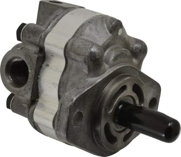 Parker - 3.1 GPM, 7/8-14 UNF-2B SAE Inlet Size, 2,500 RPM, 1/2" Shaft Diam, SAE AA Mount, Hydraulic Gear Pump - 3.15 GPM at 1,800 RPM, 6.3 GPM at 3,600 RPM, 2,500 psi Max Working Pressure, 7/8-14 SAE Port Size - Top Tool & Supply