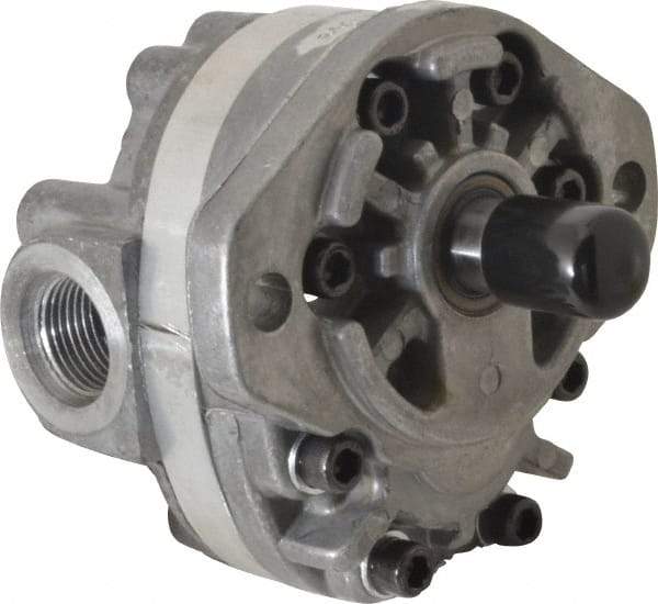 Parker - 5.9 GPM, 1-1/6-12 UNF-2B SAE Inlet Size, 2,500 RPM, 3/4" Shaft Diam, SAE A Mount, Hydraulic Gear Pump - 5.88 GPM at 1,800 RPM, 11.75 GPM at 3,600 RPM, 2,500 psi Max Working Pressure, 1-1/16-12 SAE Port Size - Top Tool & Supply