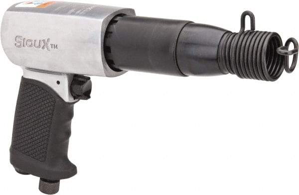 Sioux Tools - 2,200 BPM, 3.8 Inch Long Stroke, Pneumatic Hammer Kit - 4 CFM Air Consumption, 1/4 NPT Inlet - Top Tool & Supply