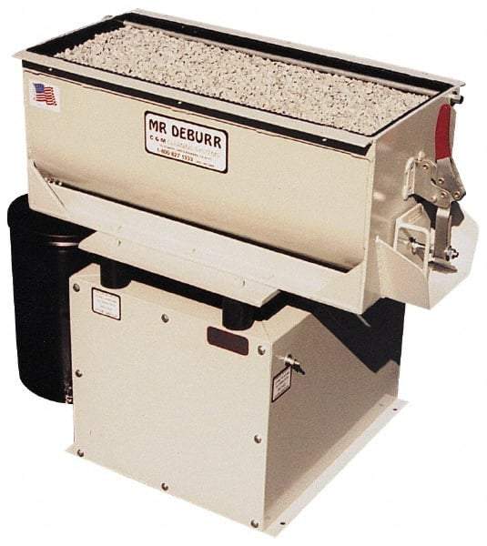 Made in USA - 1 hp, Vibratory Tumbler - Flow Through Drain - Top Tool & Supply