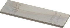 Mitutoyo - 0.05" Rectangular Steel Gage Block - Accuracy Grade 0, Includes Certificate of Inspection - Top Tool & Supply