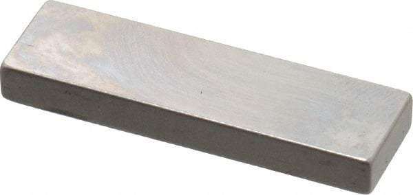 Mitutoyo - 0.136" Rectangular Steel Gage Block - Accuracy Grade 0, Includes Certificate of Inspection - Top Tool & Supply