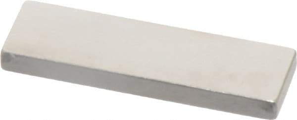 Mitutoyo - 0.11" Rectangular Steel Gage Block - Accuracy Grade 0, Includes Certificate of Inspection - Top Tool & Supply