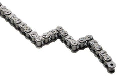 U.S. Tsubaki - 1-1/2" Pitch, Single Strand Roller Chain - Chain No. 120, 6,830 Lb. Capacity, 10 Ft. Long, 7/8" Roller Diam, 0.974" Roller Width - Top Tool & Supply