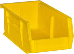 Durham - 7-7/16" Deep, Yellow Plastic Hang and Stack Bins - 3" High x 4-3/16" Wide x 7-7/16" Long - Top Tool & Supply