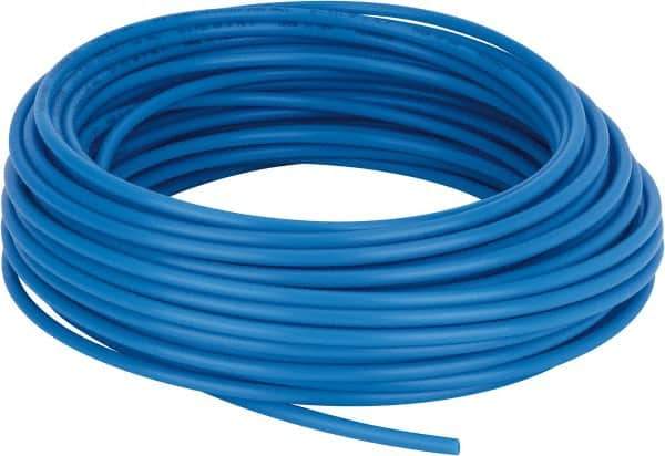 Coilhose Pneumatics - 0.17" ID x 1/4" OD, 100' Long, Polyethylene Tube - Blue, 173 Max psi, -60 to 200°F - Top Tool & Supply