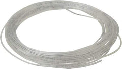 Coilhose Pneumatics - 1/16" ID x 1/8" OD, 50' Long, Polyurethane Tube - Clear, 233 Max psi, -60 to 200°F - Top Tool & Supply