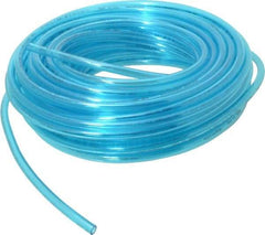 Coilhose Pneumatics - 1/4" ID x 3/8" OD, 100' Long, Polyurethane Tube - Trans Blue, 147 Max psi, -60 to 200°F - Top Tool & Supply