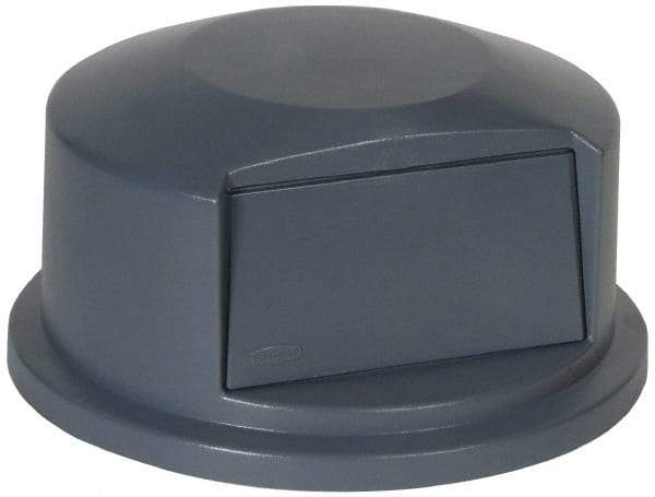 Rubbermaid - Round Lid for Use with 44 Gal Round Trash Cans - Gray, Polyethylene, For 2643 Brute Trash Cans - Top Tool & Supply