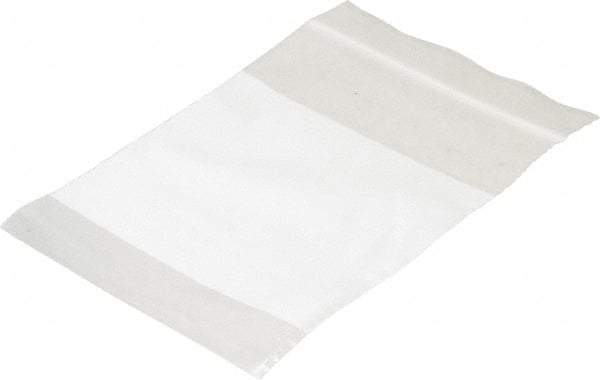 Value Collection - 3 x 4", 2 mil Self-Seal Polybags - Regular-Duty with White Marking Block - Top Tool & Supply