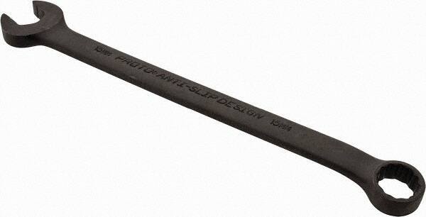 Proto - 15mm 12 Point Offset Combination Wrench - 15° Offset Angle, 9-5/32" OAL, Steel, Black Finish - Top Tool & Supply