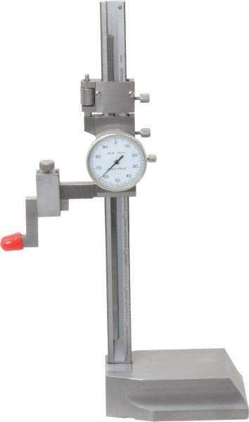 Value Collection - 6" Stainless Steel Dial Height Gage - 0.001" Graduation, Dial Display - Top Tool & Supply