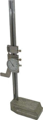 Value Collection - 8" Stainless Steel Dial Height Gage - 0.001" Graduation, Dial Display - Top Tool & Supply