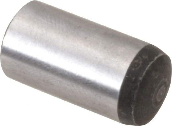 Value Collection - 12mm Diam x 25mm Pin Length Alloy Steel Standard Dowel Pin - C 58-62 Hardness, 53,400 Lb Breaking Strength, 1 Rounded End - Top Tool & Supply