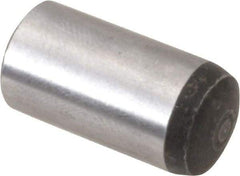 Value Collection - 12mm Diam x 25mm Pin Length Alloy Steel Standard Dowel Pin - C 58-62 Hardness, 53,400 Lb Breaking Strength, 1 Rounded End - Top Tool & Supply