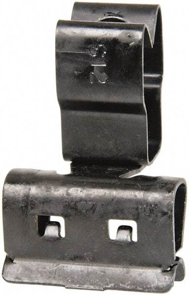 Thomas & Betts - Spring Steel Rigid/EMT Flange Mounted Snap In Conduit Clip - 1/2 - 1" EMT, 1/2" Rigid, Anodized Finish - Top Tool & Supply