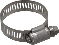 IDEAL TRIDON - SAE Size 20, 3/4 to 1-3/4" Diam, Stainless Steel Worm Drive Clamp - 1/2" Wide, Material Grade 201/305, Series 620 - Top Tool & Supply