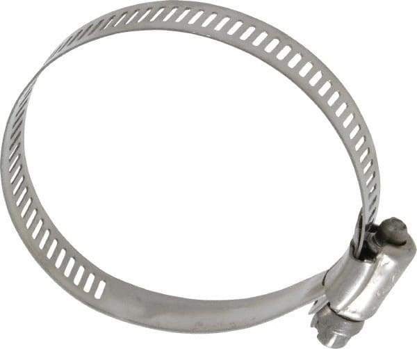 IDEAL TRIDON - SAE Size 36, 1-13/16 to 2-3/4" Diam, Stainless Steel Worm Drive Clamp - 1/2" Wide, Material Grade 201/305, Series 620 - Top Tool & Supply