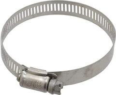 IDEAL TRIDON - SAE Size 40, 2-1/16 to 3" Diam, Stainless Steel Worm Drive Clamp - 1/2" Wide, Material Grade 201/305, Series 620 - Top Tool & Supply