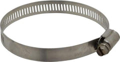 IDEAL TRIDON - SAE Size 44, 2-5/16 to 3-1/4" Diam, Stainless Steel Worm Drive Clamp - 1/2" Wide, Material Grade 201/305, Series 620 - Top Tool & Supply