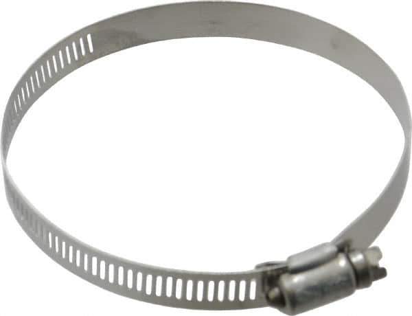 IDEAL TRIDON - SAE Size 60, 3-5/16 to 4-1/4" Diam, Stainless Steel Worm Drive Clamp - 1/2" Wide, Material Grade 201/305, Series 620 - Top Tool & Supply