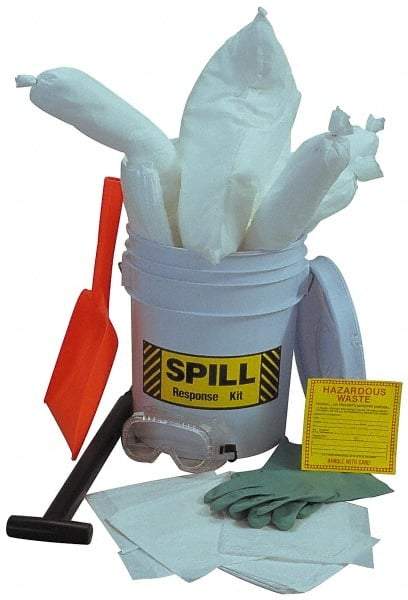 PRO-SAFE - Universal Spill Kit - 5 Gal Polypropylene Pail - Top Tool & Supply