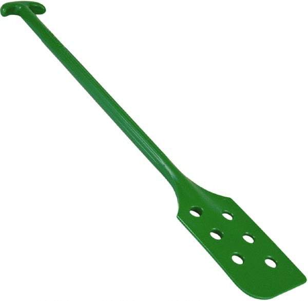 Remco - Green Polypropylene Mixing Paddle with Holes - 40" Overall Length - Top Tool & Supply