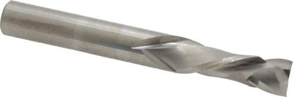 Onsrud - 3/8" Cutting Diam x 1-1/8" Length of Cut, 2 Flute, Compression Spiral Router Bit - Uncoated, Right Hand Cut, Solid Carbide, 3" OAL x 3/8" Shank Diam, Double Edge, 30° Helix Angle - Top Tool & Supply