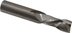 Onsrud - 1/2" Cutting Diam x 1-1/8" Length of Cut, 2 Flute, Compression Spiral Router Bit - Uncoated, Right Hand Cut, Solid Carbide, 3" OAL x 1/2" Shank Diam, Double Edge, 30° Helix Angle - Top Tool & Supply