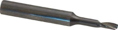 Onsrud - 1/8" Cutting Diam x 1/4" Length of Cut, 1 Flute, Upcut Spiral Router Bit - Uncoated, Right Hand Cut, Solid Carbide, 2" OAL x 1/4" Shank Diam, Single Edge, 21° Helix Angle - Top Tool & Supply