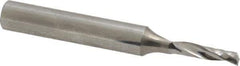 Onsrud - 1/8" Cutting Diam x 1/2" Length of Cut, 1 Flute, Upcut Spiral Router Bit - Uncoated, Right Hand Cut, Solid Carbide, 2" OAL x 1/4" Shank Diam, Single Edge, 21° Helix Angle - Top Tool & Supply