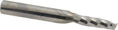 Onsrud - 3/16" Cutting Diam x 5/8" Length of Cut, 1 Flute, Upcut Spiral Router Bit - Uncoated, Right Hand Cut, Solid Carbide, 2" OAL x 1/4" Shank Diam, Single Edge, 21° Helix Angle - Top Tool & Supply