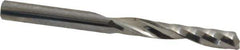 Onsrud - 1/4" Cutting Diam x 1-1/2" Length of Cut, 1 Flute, Upcut Spiral Router Bit - Uncoated, Right Hand Cut, Solid Carbide, 3" OAL x 1/4" Shank Diam, Single Edge - Top Tool & Supply