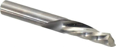 Onsrud - 3/8" Cutting Diam x 1-1/8" Length of Cut, 1 Flute, Downcut Spiral Router Bit - Uncoated, Right Hand Cut, Solid Carbide, 3" OAL x 3/8" Shank Diam, Single Edge, 21° Helix Angle - Top Tool & Supply